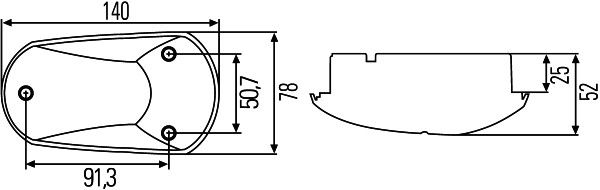 HELLA 2BM 008 355-001 Zusatzblinkleuchte