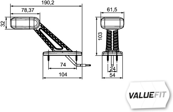 HELLA 2XS 357 006-011 Umrissleuchte