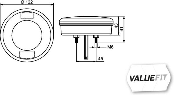 HELLA 2BA 357 027-021 Blinkleuchte