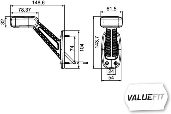 HELLA 2XS 357 007-011 Umrissleuchte