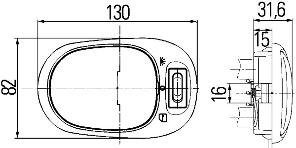 HELLA 2JA 964 916-011 Innenraumleuchte
