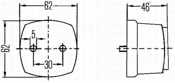 HELLA 2TM 003 057-031 Schlussleuchte