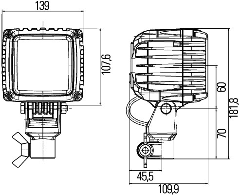 HELLA 1GA 996 192-181 Arbeitsscheinwerfer