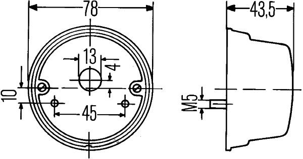 HELLA 2BE 001 259-061 Blinkleuchte 2 Stück