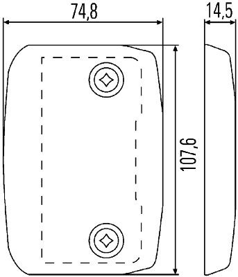 HELLA 2BA 008 260-001 Blinkleuchte