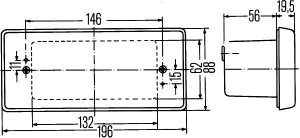 HELLA 2BA 003 734-001 Blinkleuchte