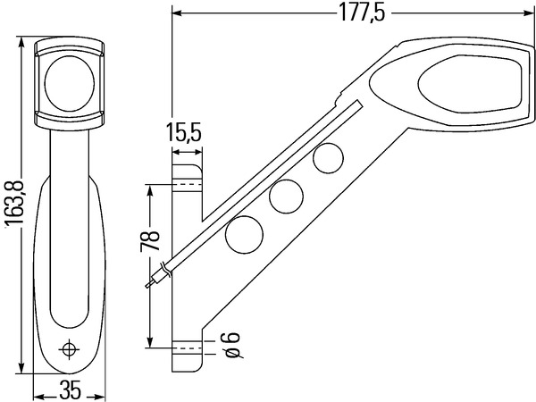 Hella 2VP340830-111 Heckleuchte links