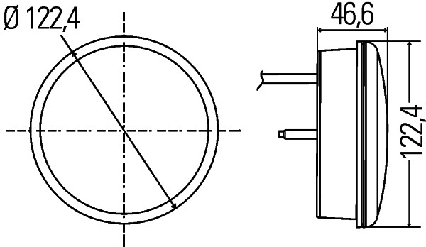 HELLA 2SB 344 200-081 Heckleuchte