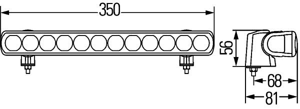 HELLA 1FJ 958 040-001 Fernscheinwerfer mit Fernlicht (LED)