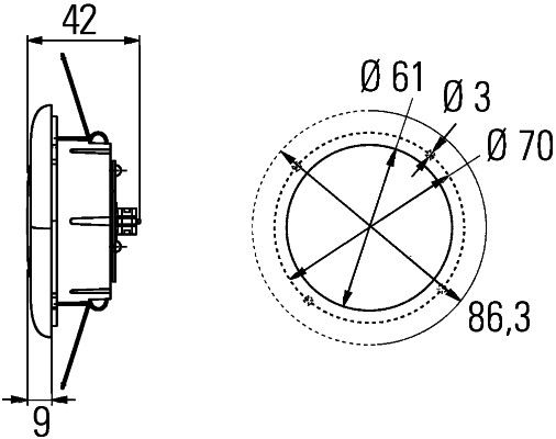 HELLA 2JA 343 790-107 Innenraumleuchte