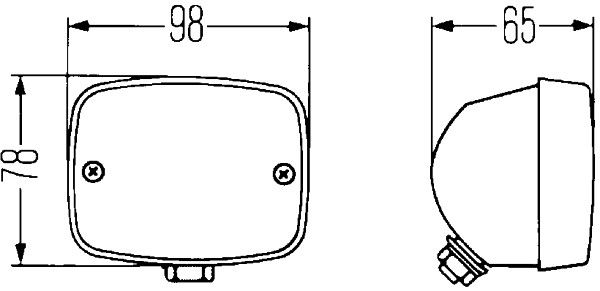 HELLA 2NE 003 030-167 Nebelschlussleuchte