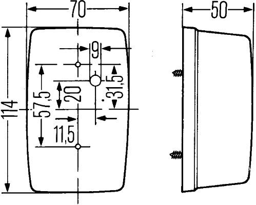 HELLA 2BA 002 324-001 Blinkleuchte