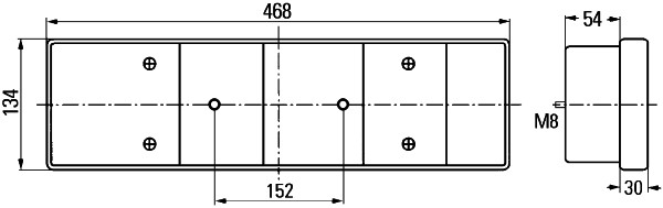 HELLA 2VD 008 204-131 Heckleuchte