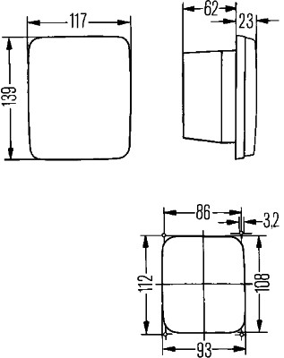 HELLA 2ZR 005 200-301 Rückfahrleuchte