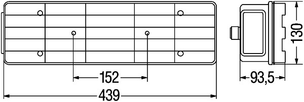 HELLA 2SK 340 101-021 Heckleuchte
